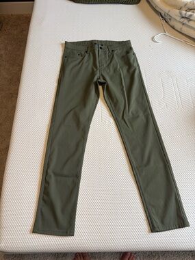 JACHS Olive Green Slim chinos